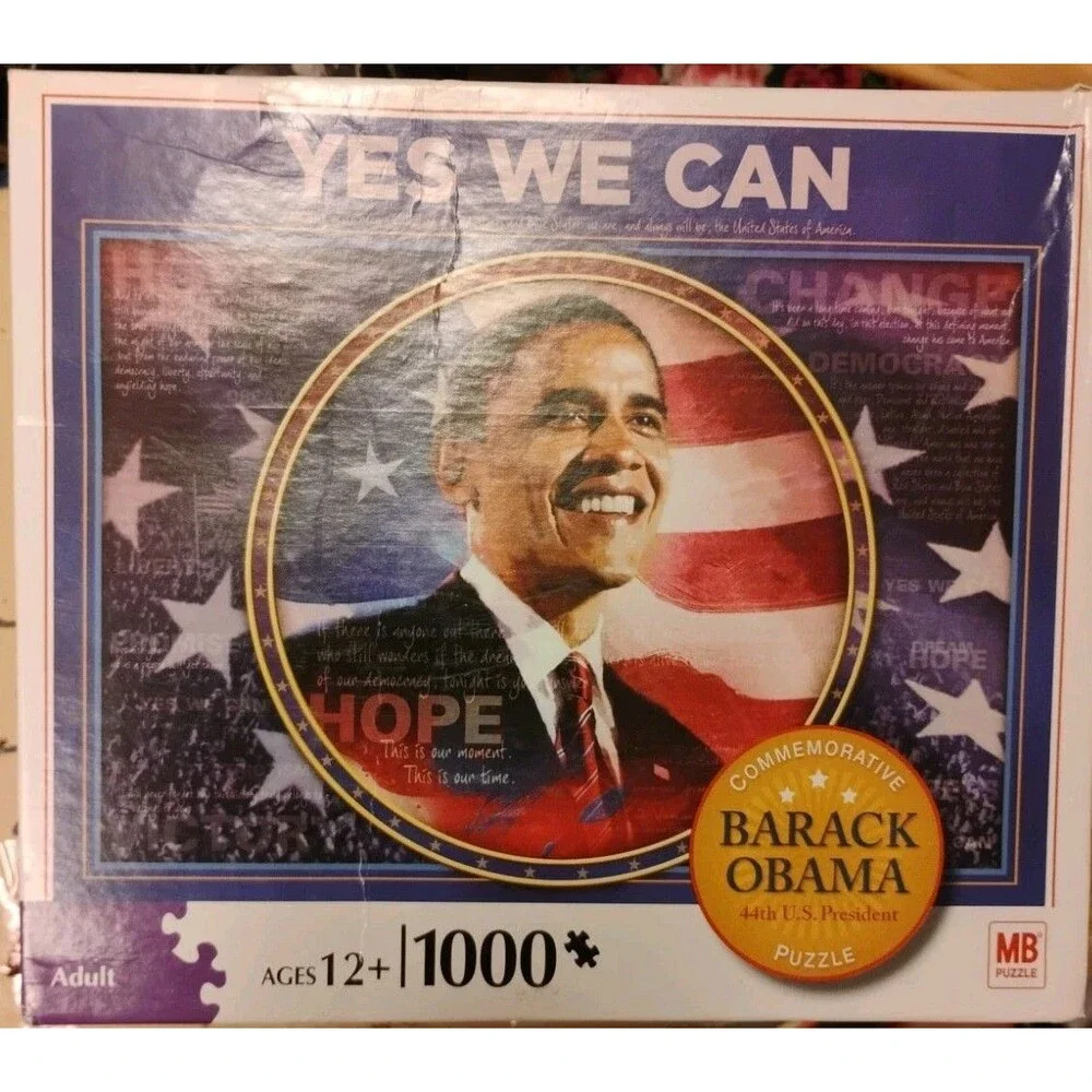 1000 Pc. Commemorative 44th President Puzzle Barack Obama 